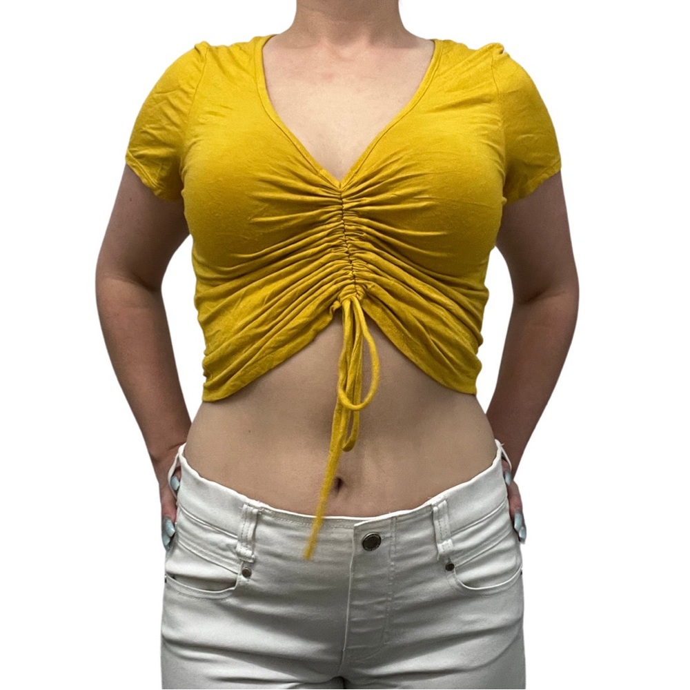 drawstring top